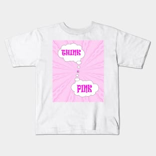 Freedom to Think Pink Kids T-Shirt